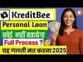 kreditbee loan kaise le | kreditbee application se loan kaise le | kreditbee personal loan salaried 