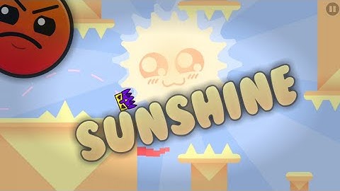 "Sunshine" by Unzor (Harder) 3 coins | Geometry Dash 2.11
