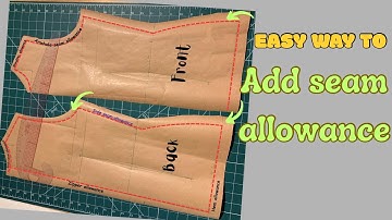 How to Add Seam Allowance to Your Patterns | Beginner Sewing Tutorial