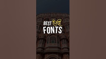 Best HINDI fonts you can use in Your Videos #editingtutorial #hindifonts #vntutorial #hindifont #yt