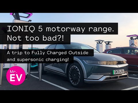 IONIQ 5 motorway efficiency in summer and super fast charging!