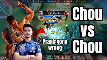 Prank gone wrong || Chou vs Chou || Jawhead why?