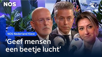 Hoe gaan VVD, GroenLinks-PvdA en SGP hun plannen betalen? | NOS Nederland Kiest: het Radiodebat