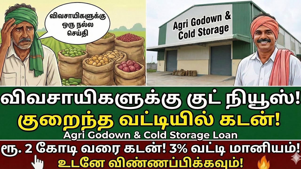 Agri Rural Godown & Cold Storage Loan | AIF Scheme Benefits | Low Interest | 3% interest subsidy 