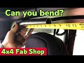 Tube bending, know your bend allowance!!