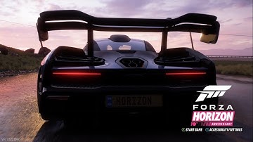 UPDATED! - FH4 Title Screen RECREATED In FH5! - Forza Horizon 10TH Anniversary Intro
