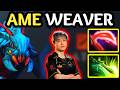 🔥 Uncrowned King AME WEAVER Carry Goes CRAZY &mdash; NEW Patch 7.41a 🔥 Dota 2 Gameplay