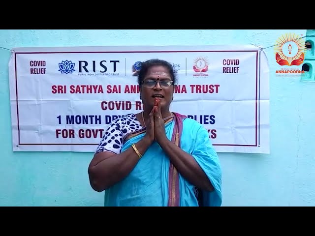 COVID Relief: Phase 3 - Dry Ration Supplies for MDM Cooks and needy families -- Tamil Nadu