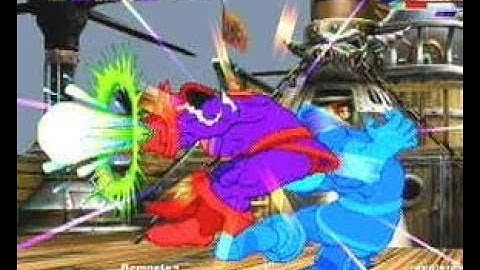 MvC2: Reverse Hitbox - Thanos hp (descending)