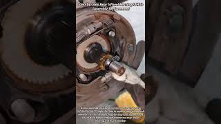 Step-by-Step Rear Wheel Bearing & Hub Assembly Replacement #shorts #mechanic #automobile