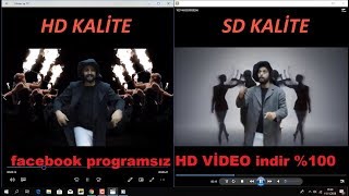 FACEBOOK HD VİDEO İNDİRME PROGRAMSIZ PC 2018 screenshot 2