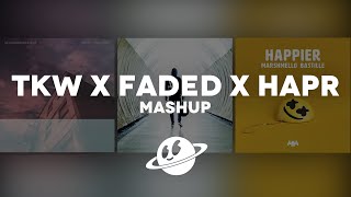 Takeaway x Happier x Faded [Mashup] - The Chainsmokers, Marshmello, Alan Walker & More!