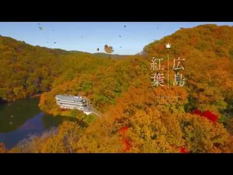 広島県 秋の紅葉絶景 空撮 ドローン／カンパイ！広島県 広島県秘境ツアーズ