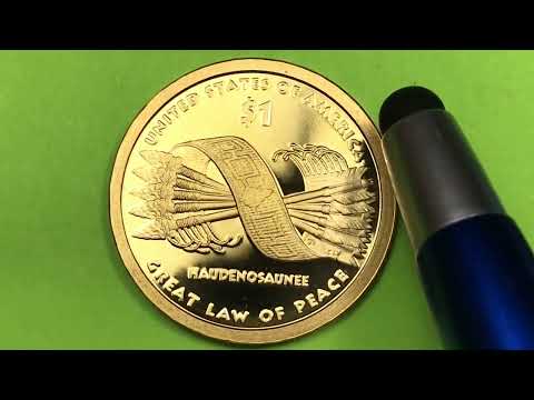 US 2010 Sacajawea - Native American Dollar - Hiawatha Belt - Great Law of Piece - United States Coin