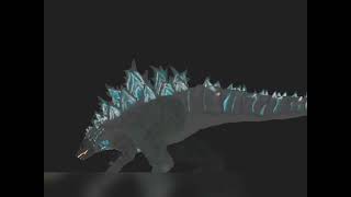 godzilla running and crawling test dc2