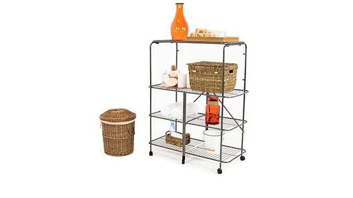 Folding 4Tier Storage Rack