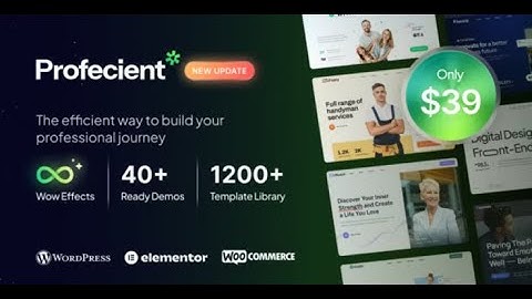 How to Easily Install Profecient Multipurpose Elementor Business & WooCommerce WP Theme?