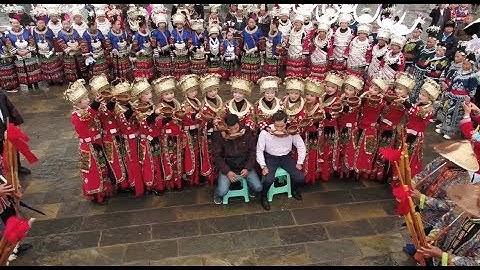 People of Miao Ethnic Group Celebrate Harvest with Grand Feast