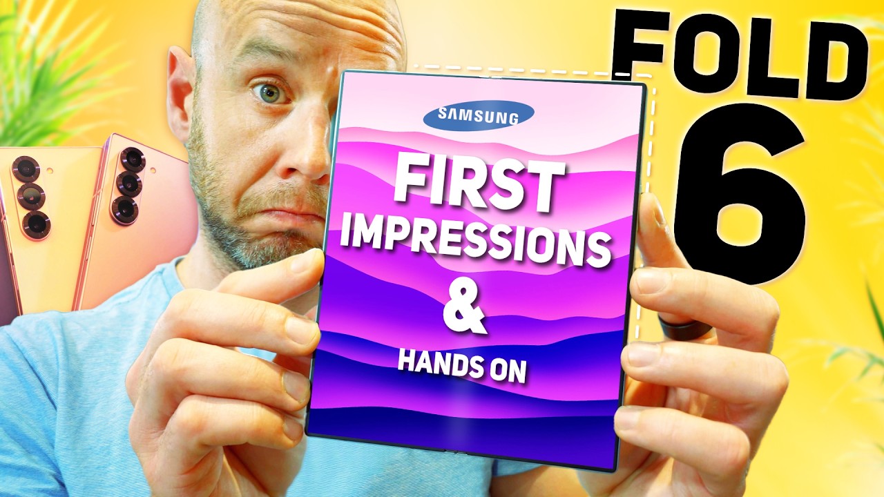 Samsung Galaxy Z Fold 6 HANDS-ON AND FIRST IMPRESSIONS!