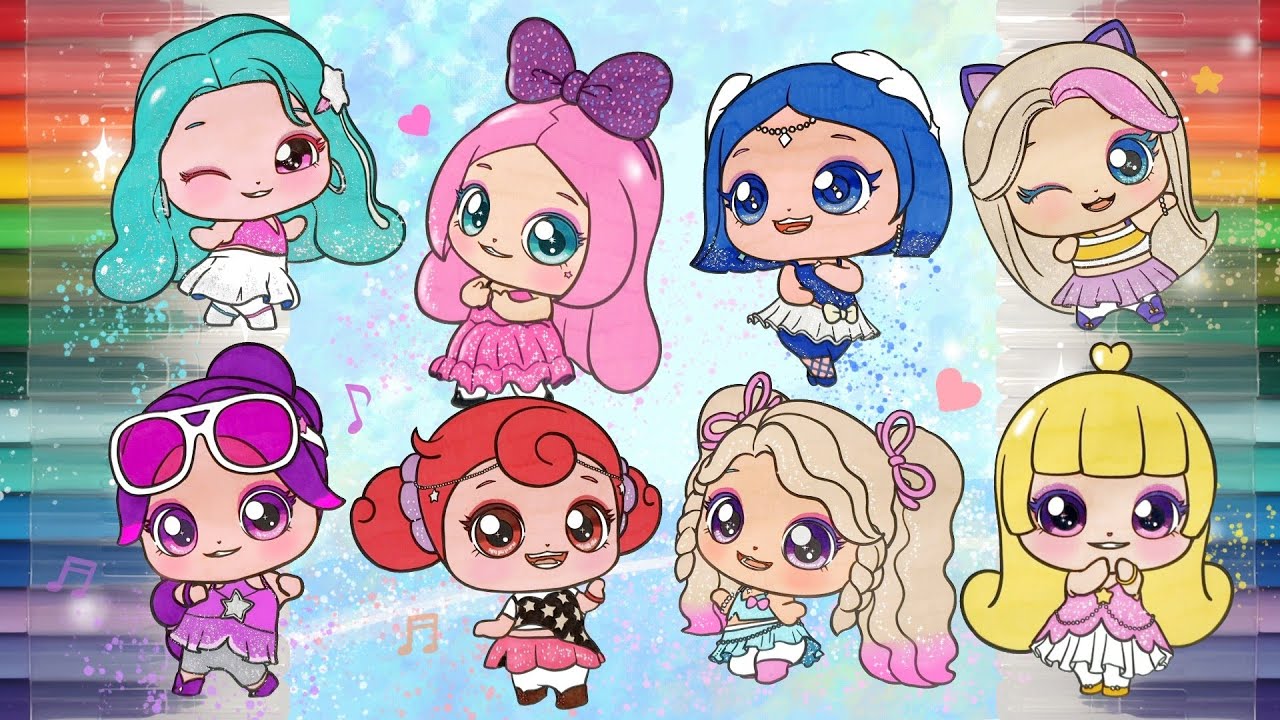 💘색칠놀이💘 캐치티니핑X하츠투하츠 스타일 뮤비 티니핑 하투하핑 색칠하기 모음🎨 Catch teenieping X Hearts2Hearts STYLE coloring 색칠공부