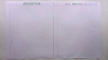 Class 5_Commercial Arithmetic_Percentage_Self Practice 15C(Part 2)