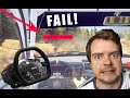 Failing HARD in DiRT Rally 2.0 Colin McRae Flat Out pack | Thrustmaster steering wheel on Xbox One