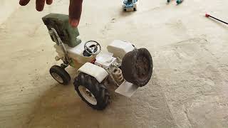 How to make a tractor with small DC motor | how to make mini tractor at home with pvc pipe