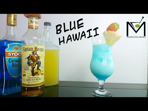 Vídeo: Coquetel "Blue Hawaii": Recursos Culinários, Receita