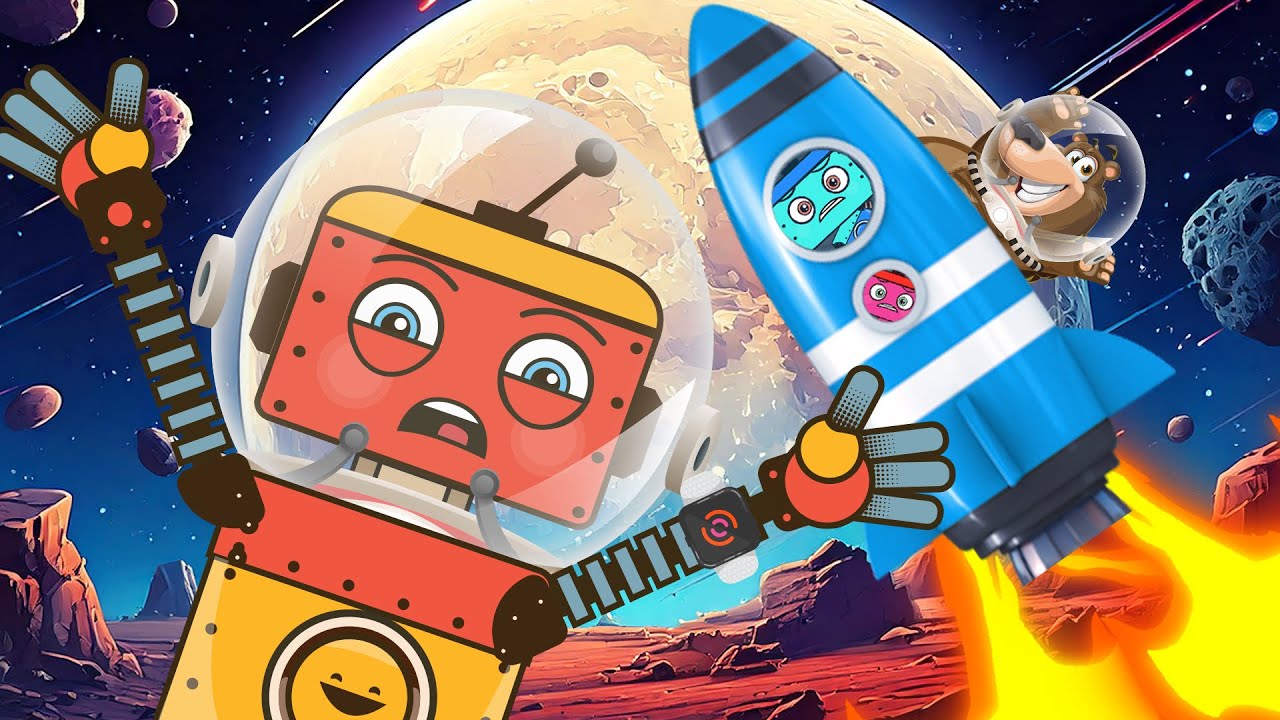 Rusty's Moon Mission Gone Wild! 🚀 How Mr. Bear Saved the Day 🐻 - YouTube