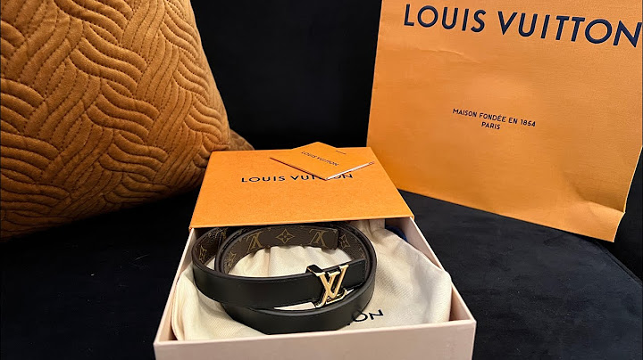 Louis Vuitton unboxing, LV ICONIC 20MM REVERSIBLE BELT
