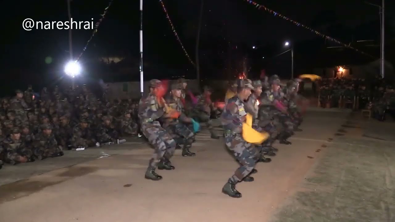 Subscribe our YouTube channel Indian Gorkha Army dance on Aage Aage Topai Ko Gola 