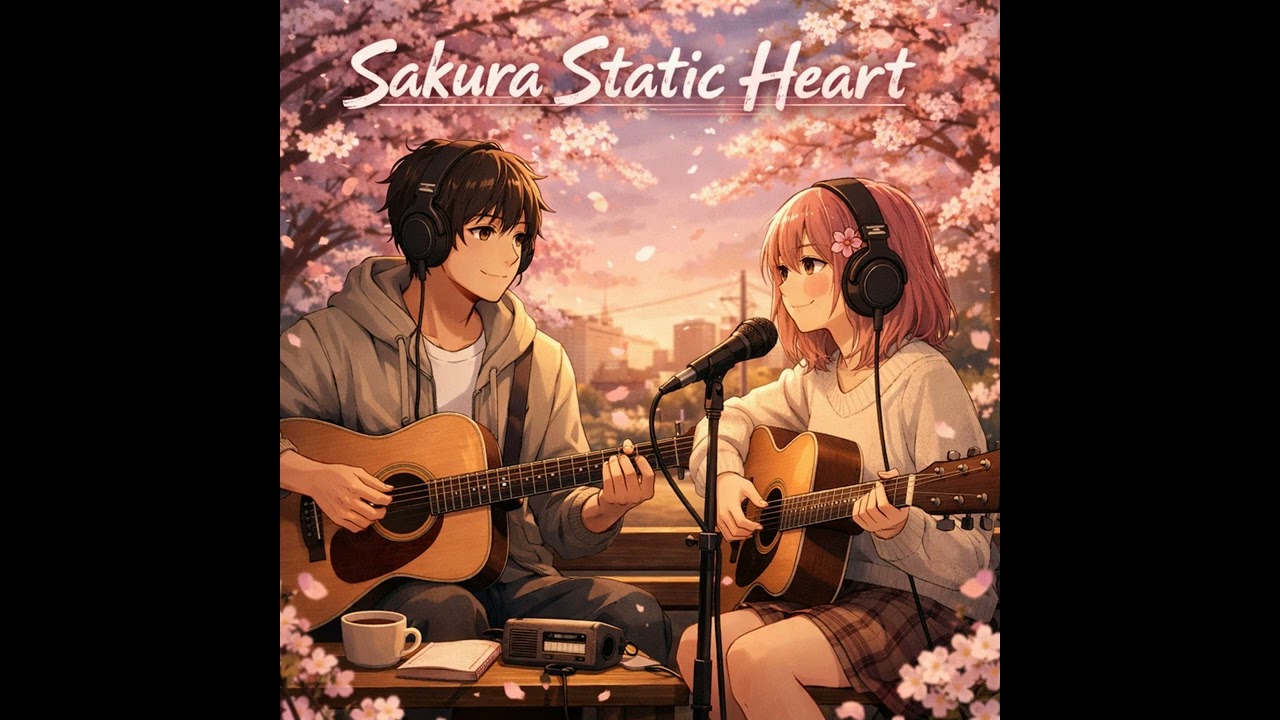 ✨🌸🌟 SAKURA STATIC HEART - LO-FI HIP HOP 🌟🌸🌟