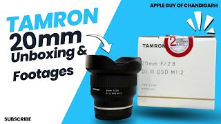 Tamron lens 20mm f 2.8 lens review &amp; sample footages 📸 