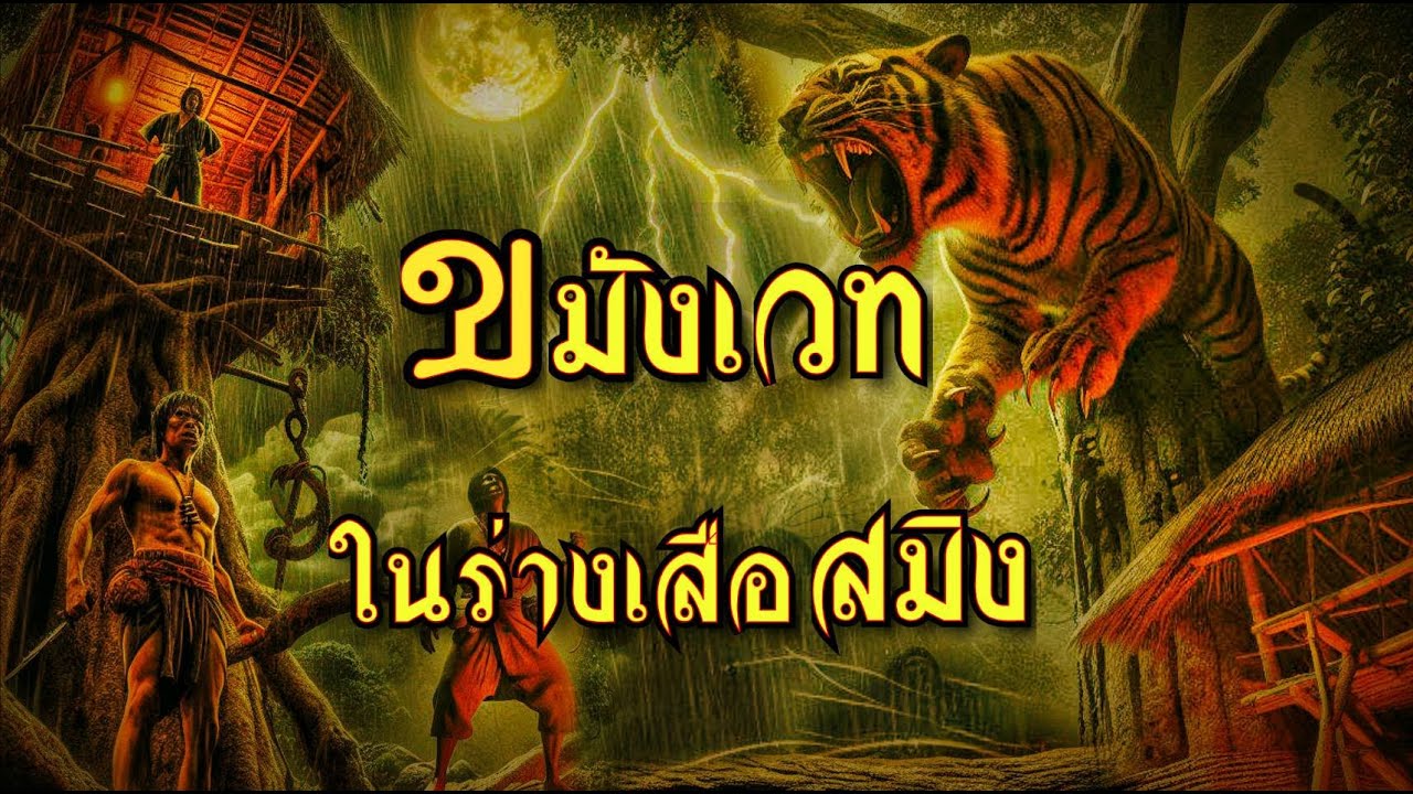 ขมังเวทในร่างเสือสมิง จบในตอนเดียว ฟังยาว 3 ชั่วโมง  #ล่าเสือสมิง #พรานนั่งห้างในป่า #เสือสมิง