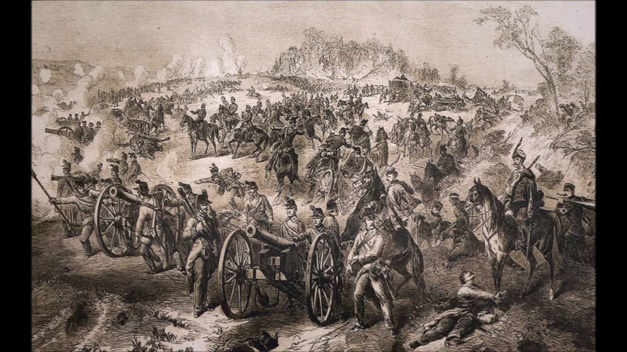 Битва при садове карта