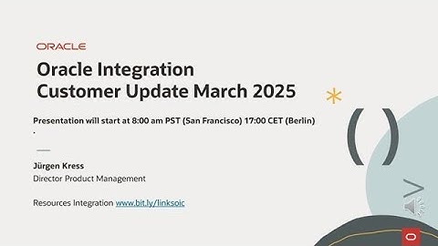 Integration Product Update Webcast March 20th 2025