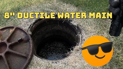 Locating a 8" Ductile Water Main: Simple and Easy Method