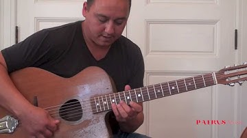 Paulus Schafer trying a 1950s Joseph di Mauro / patrus53.com / Django in June 2012