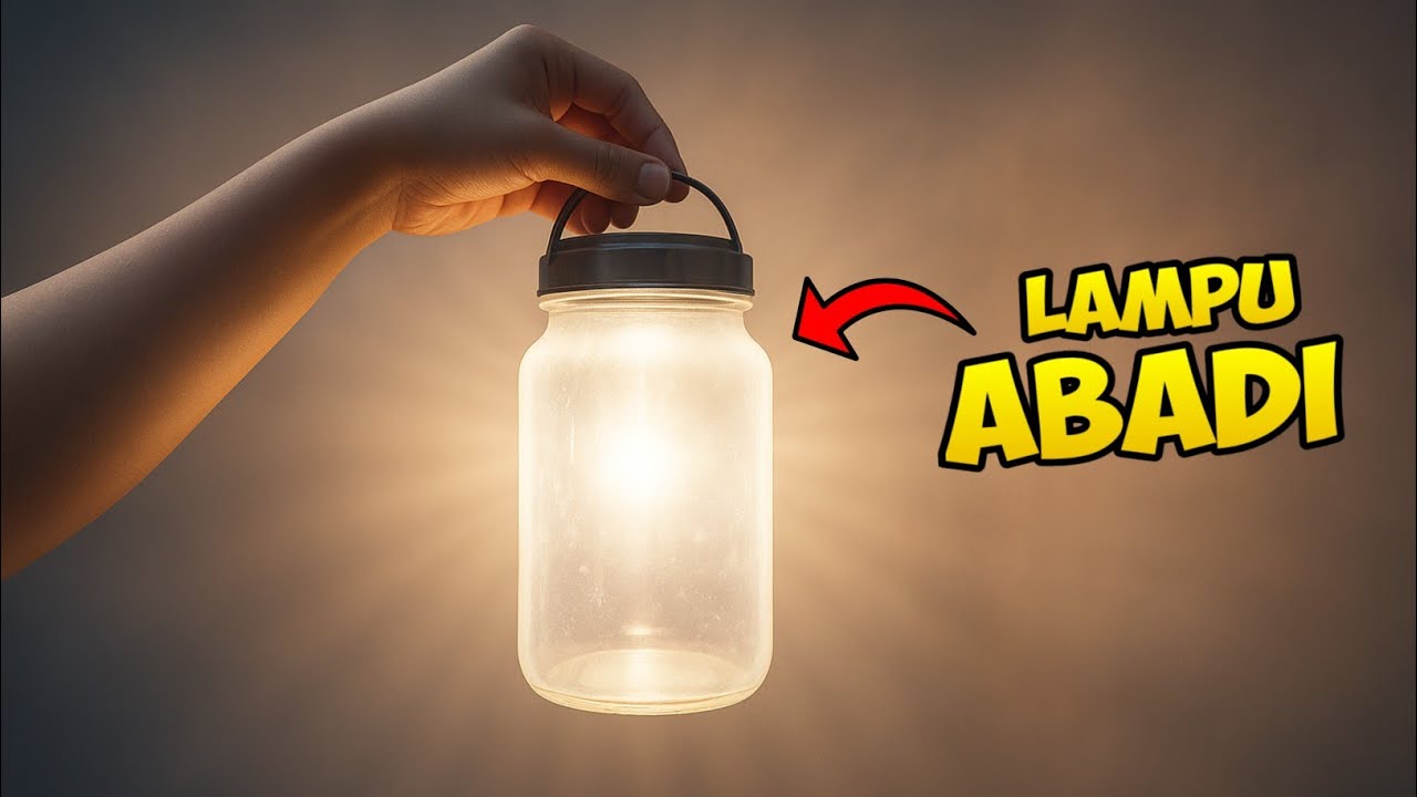 Nyala Abadi Selamanya ! Cara Membuat Lampu Toples Otomatis Tanpa Listrik PLN