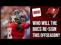 Who will the Tampa Bay Buccaneers RE-SIGN before free agency?