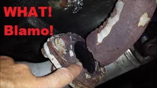 Chevy S 10 no weld exhaust flange repair