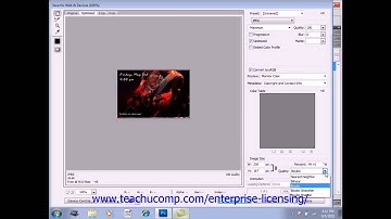 Photoshop CS6 Tutorial The Save for Web & Devices Dialog Box Adobe Training