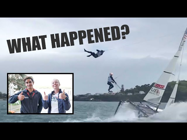 That Pitchpole - The tale of the USA Nacra 17 sailors pitchpole in Auckland class=