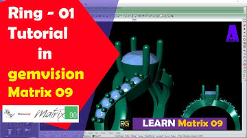How to Make a Ring in gemvision matrix 9 | Flow along Curve Ring Tutorial | Matrix tutorial