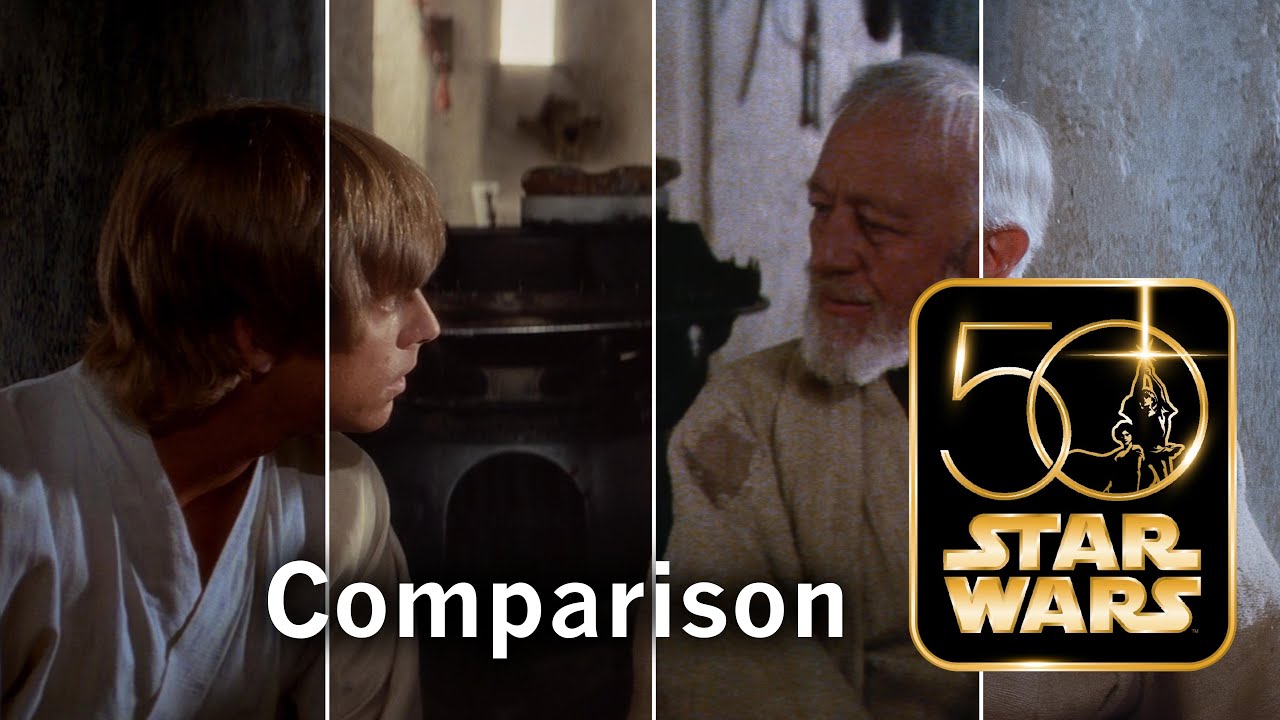 Star Wars 1977 50th Anniversary Restoration Comparison (4K UHD)