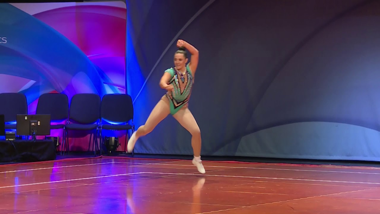 Niamh Keane - GOLD - Snr FIG Women - Aerobic British Champs 2019