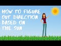 How to figure out  direction based on the sun