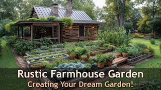 Transform Your Outdoor Space: Rustic Farmhouse Garden Ideas screenshot 4