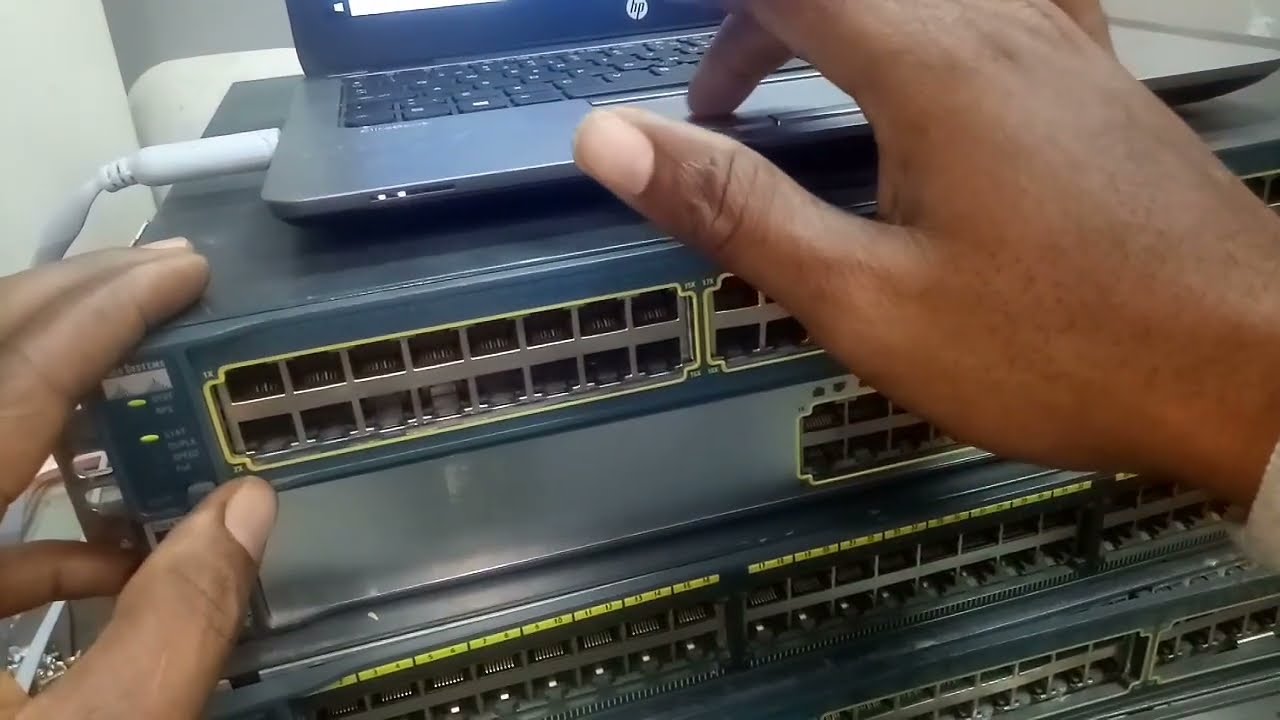 How To Reset To Factory Settings: Cisco Network Switch WS-C3750V2-48PS  YouTube