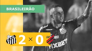 Santos 2 x 0 Athletico - Gols - 27/09 - Campeonato Brasileiro 2022